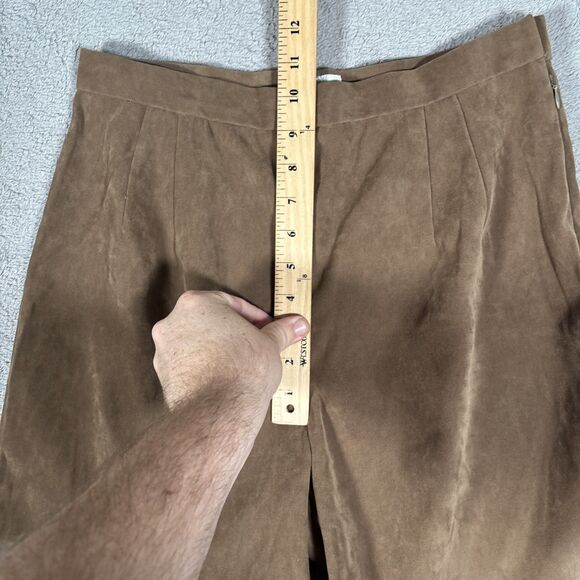 Vintage Courtenay Pants‎ Women’s Size 10 Slacks Suede Brown Mid Rise Trousers - Picture 5 of 10
